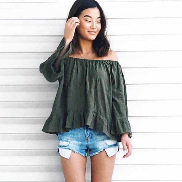 Tops - off shoulder blouse